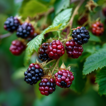 Triple Crown Thornless Blackberry Plants-Produce Sweet Berries-Zones: 5-9 In 3.5 inch plugs